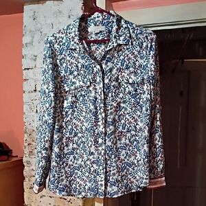 LOFT Floral Blouse